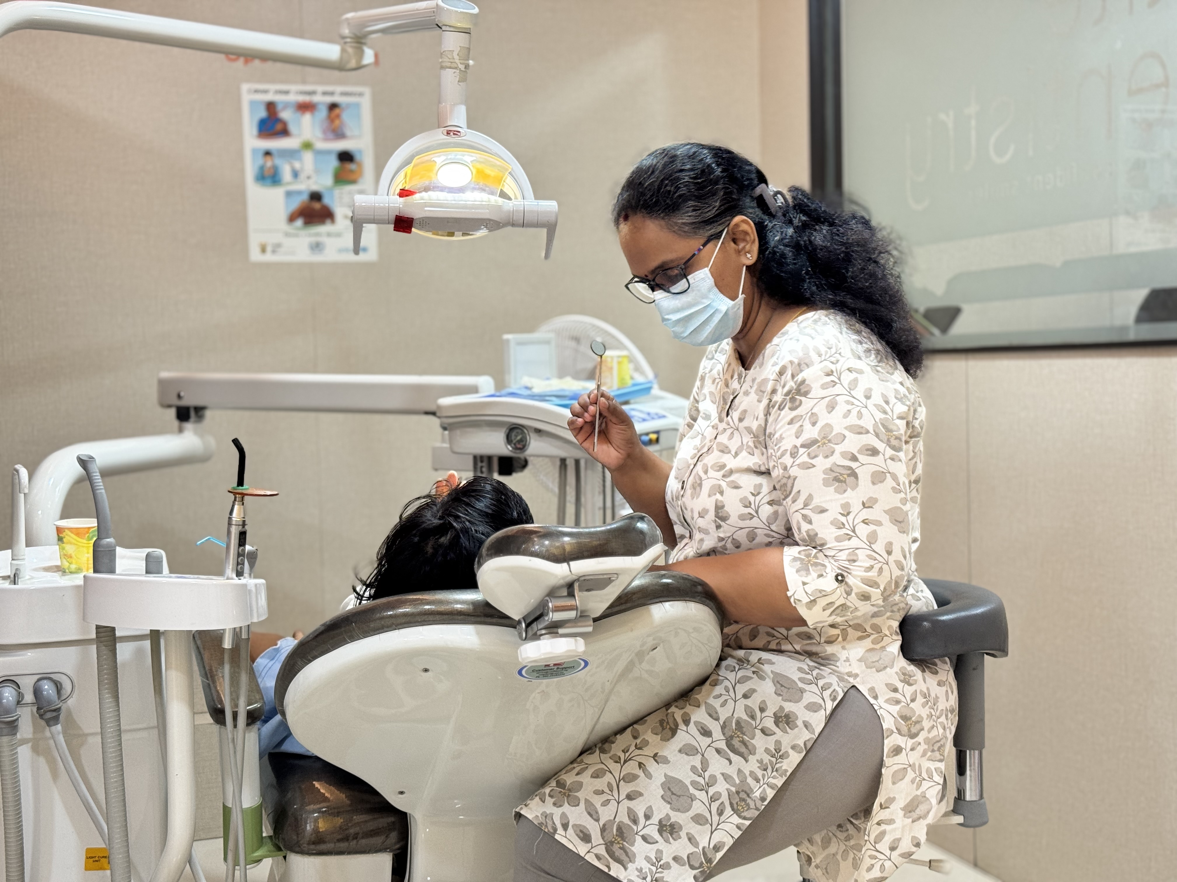 Dental Treatment in Progress