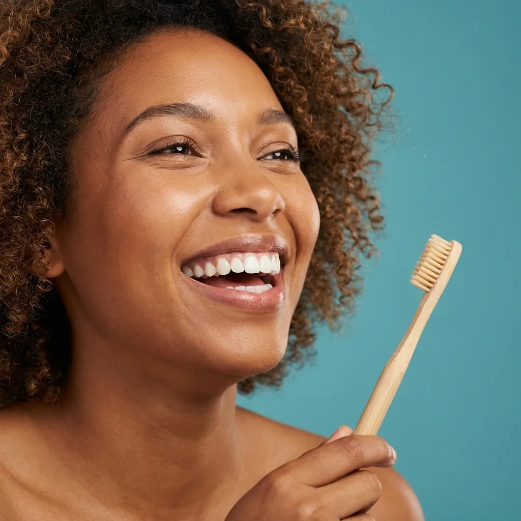 Happy patient with beautiful smile
